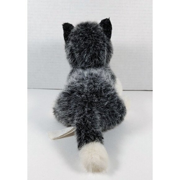 Russ Plush  BLIZZARD Jr. Realistic Husky Puppy Dog Blue Eyes Stuffed Animal Toy - Picture 3 of 4